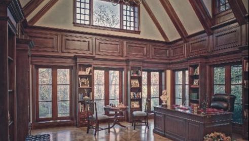 historic restoration job for a home library