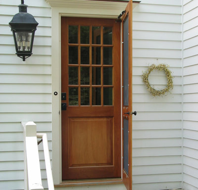 side door to house